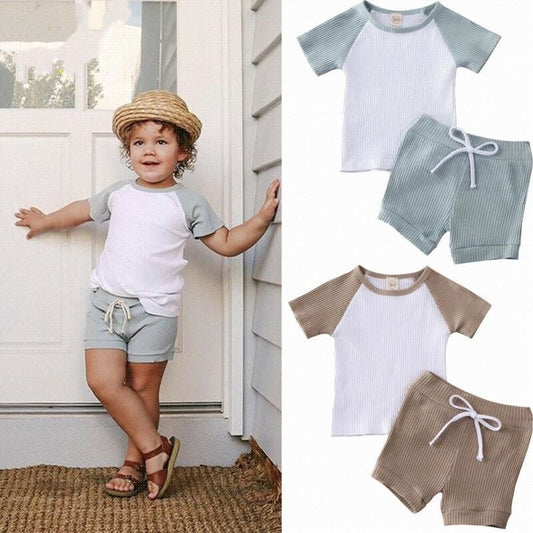 Shirt Shorts 2pcs For Baby Clothes Boy Kids Boys Clothing - Jgkan