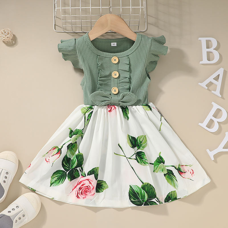 Toddler Kids Baby Girls Clothes Summer Girls Dress - Jgkan