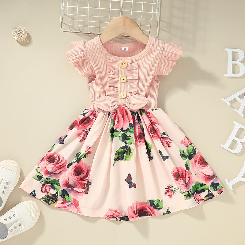 Toddler Kids Baby Girls Clothes Summer Girls Dress - Jgkan