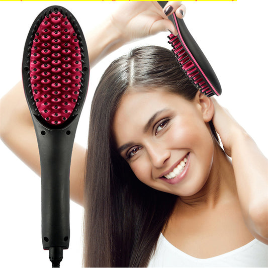 Imply Straight Electric Straight Hair Comb Magic Smooth Hair Comb Negative Ion Comb - Jgkan