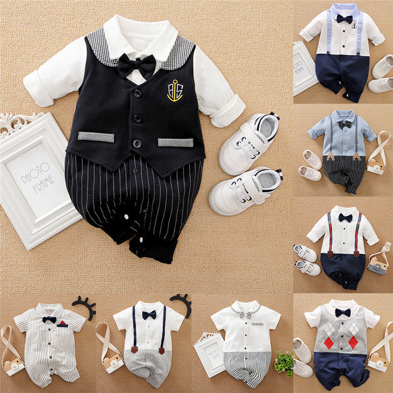 Malapina Newborn Baby Boy Rompers Summer Clothes Infant Shor - Jgkan