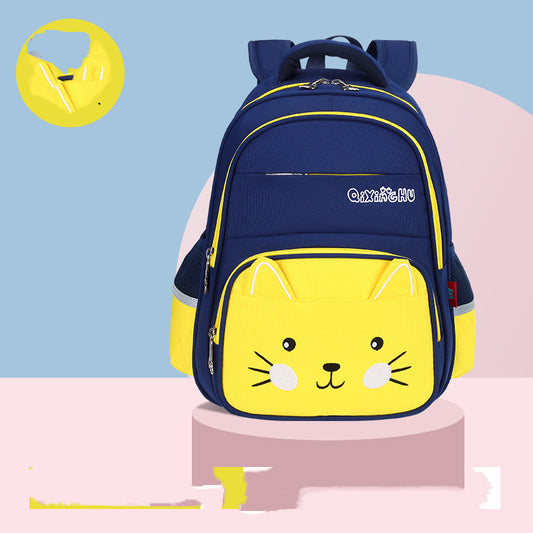 Cute Cartoon Shoulders Baby Lightweight Backpack Elementary School Schoolbag - Jgkan